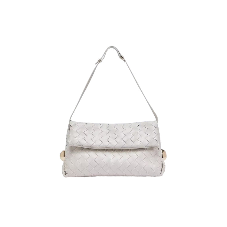 Borsa a spalla Donna dal design intrecciato