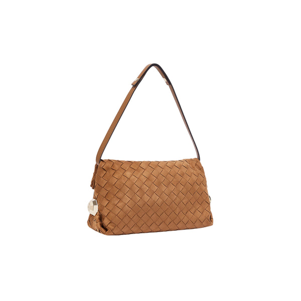 Borsa Donna Cuoio, scamosciata, con patta magnetica
