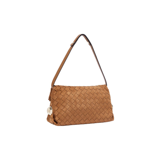 Borsa Donna Cuoio, scamosciata, con patta magnetica