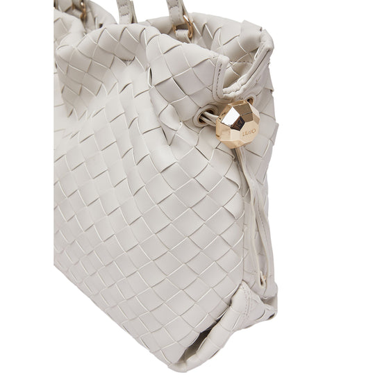 Borsa Donna Bianca con doppio manico a spalla