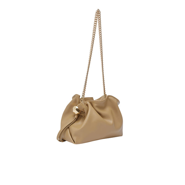 Borsa Donna Riccy piccola Beige con tracolla retro