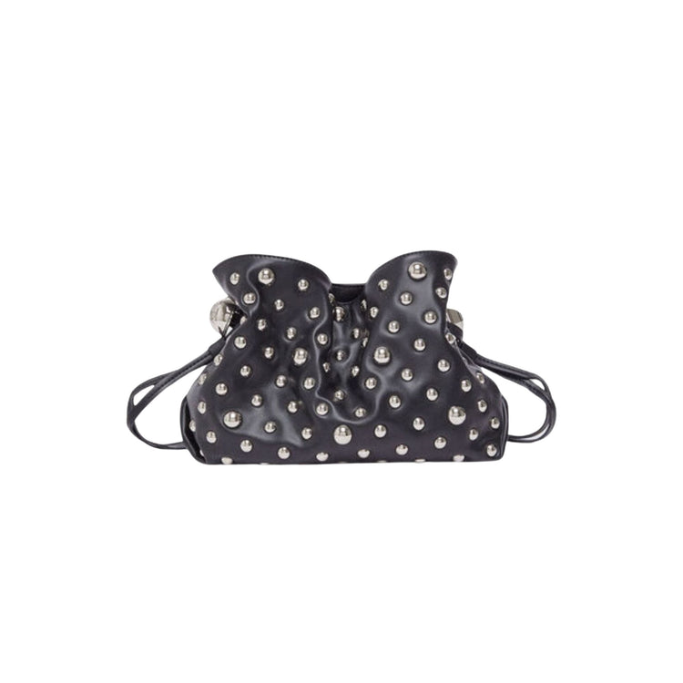 Borsa Donna Riccy piccola nera con borchie