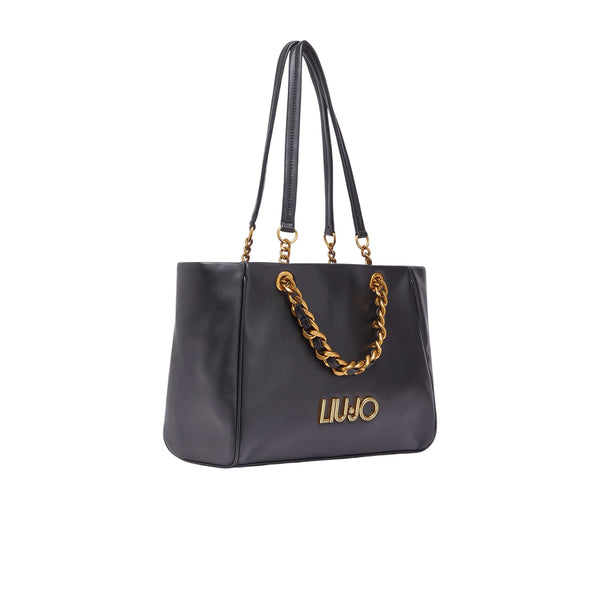 Borsa Donna a spalla Nera, con ampio scomparto