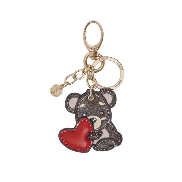 Portachiavi Donna con orsetto marrone