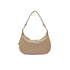 Borsa Donna Beige logata, con tracolla e manico a mano