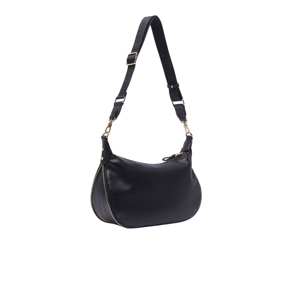 Borsa Donna con tracolla, in similpelle, con zip