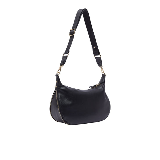 Borsa Donna con tracolla, in similpelle, con zip