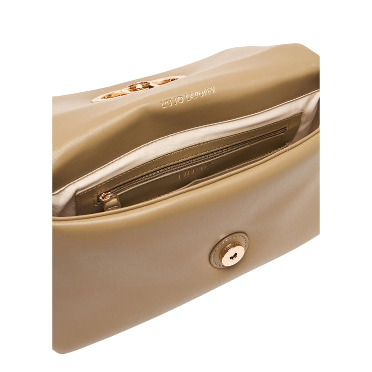 Borsa Donna LaPuffy media Beige interno