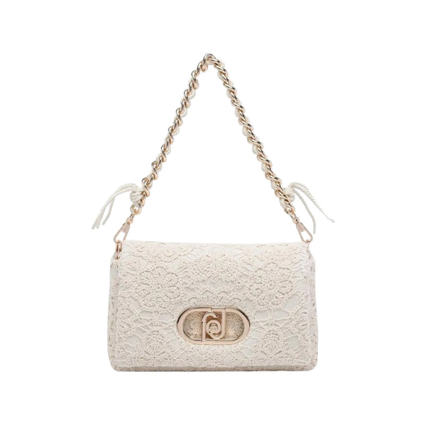 Borsa a spalla Donna con ricami floreali