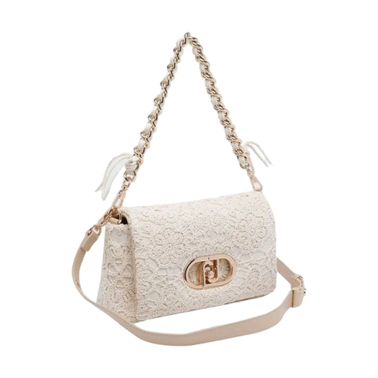 Borsa a spalla Donna con ricami floreali