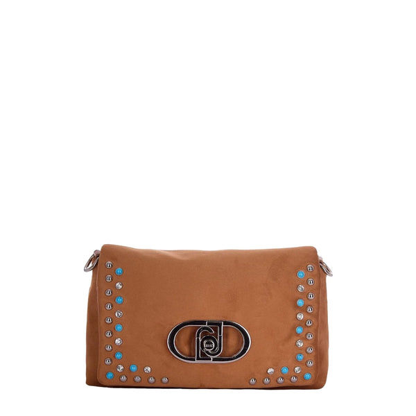 Borsa Donna con borchie e manico catena