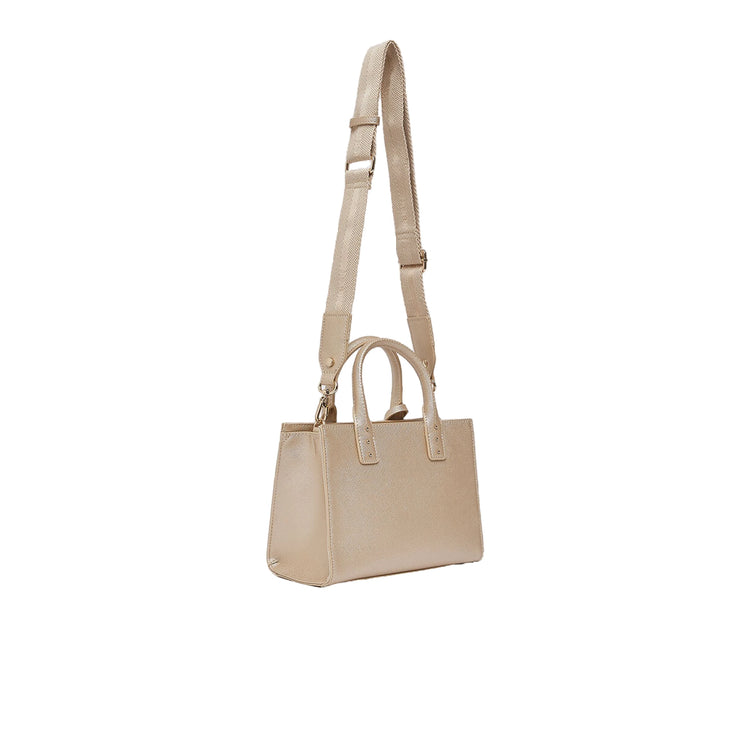 Borsa a mano Donna piccola con charm Oro retro