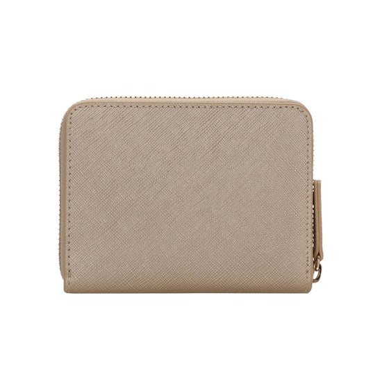 Portafoglio Donna Oro con logo in rilievo e tasca interna per monete 