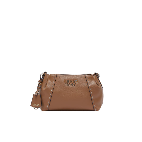 Borsa Donna in similpelle Cuoio, con fodera logata