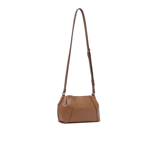 Borsa Donna in similpelle Cuoio, con fodera logata