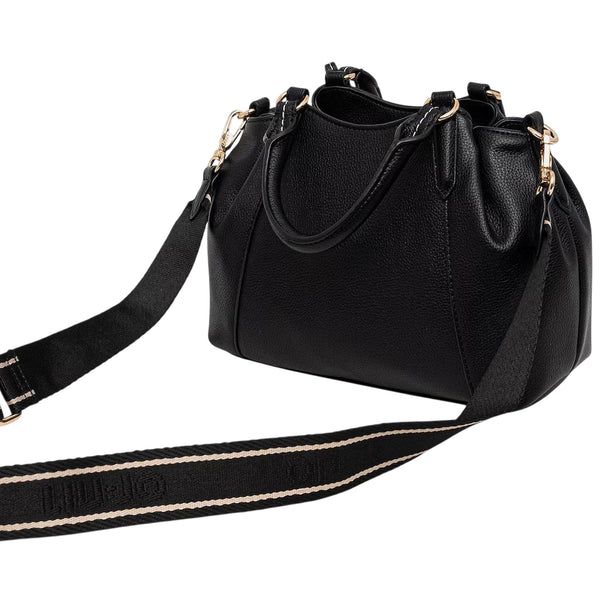 Borsa nera modello Trepida in ecopelle