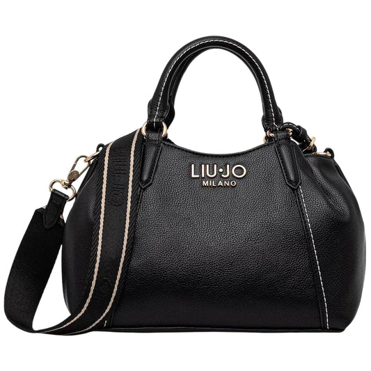 Borsa nera modello Trepida in ecopelle