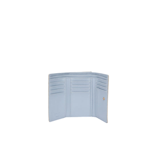 Portafoglio Donna con bottone magnetico Bianco interno