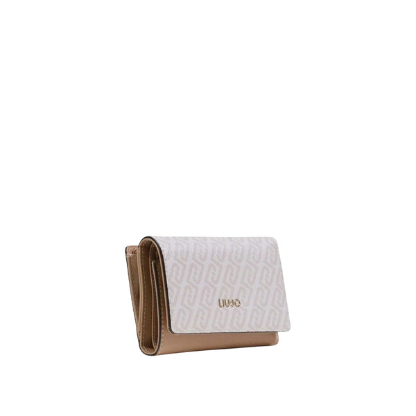 Portafoglio bianco e beige da Donna 