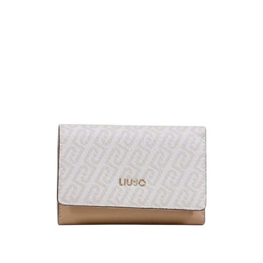 Portafoglio bianco e beige da Donna 