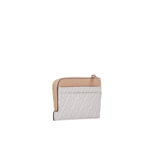 Portacarte Donna con stampa monogram retro