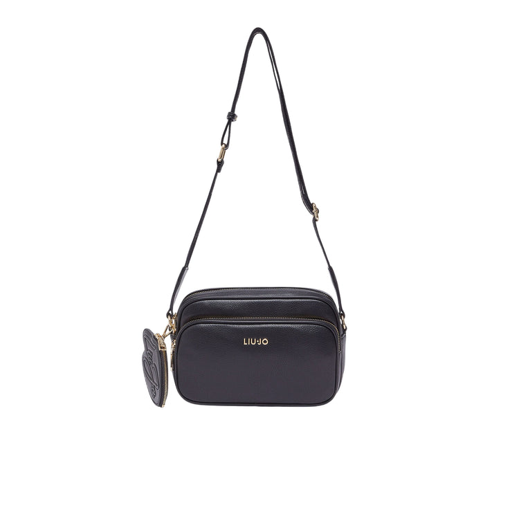 Borsa a tracolla Donna con portamonete Nero