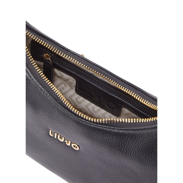 Borsa hobo piccola Donna con portamonete Nero interno