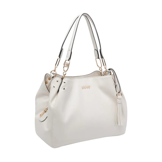 Borsa Donna a spalla con charm con frange