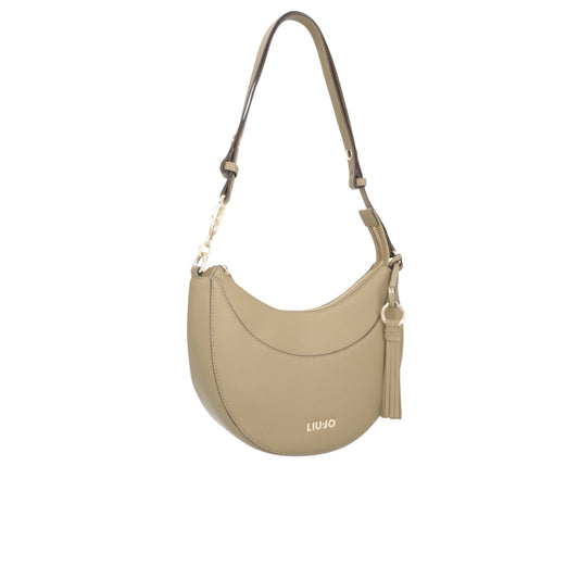 Borsa hobo media donna con charm Mud
