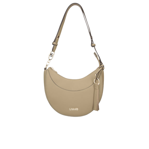 Borsa hobo media donna con charm Mud