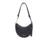 Borsa hobo Donna media con charm Nero