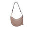 Borsa Donna Beige, in similpelle, a mezzaluna 