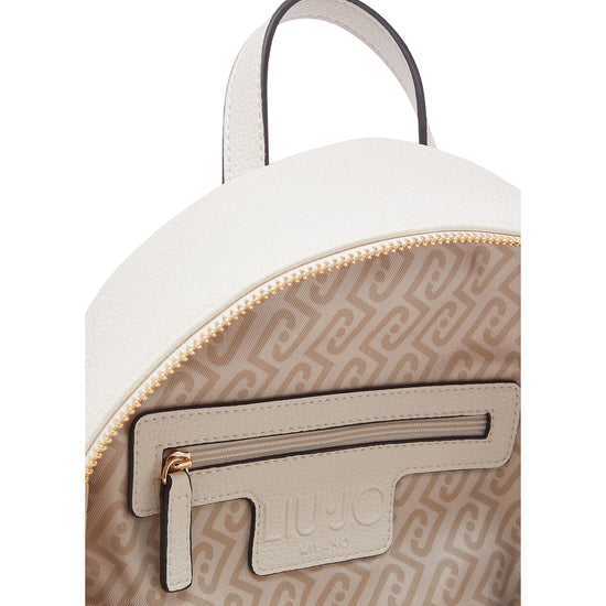 Zaino medio Donna con charm Bianco dettaglio