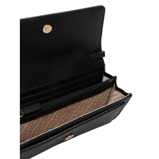 Portafoglio Donna con tracolla a catena Nero interno