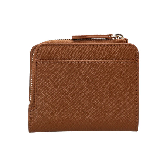 Portafoglio Donna Cuoio compatto, con numerosi slot per carte e scomparto per banconote