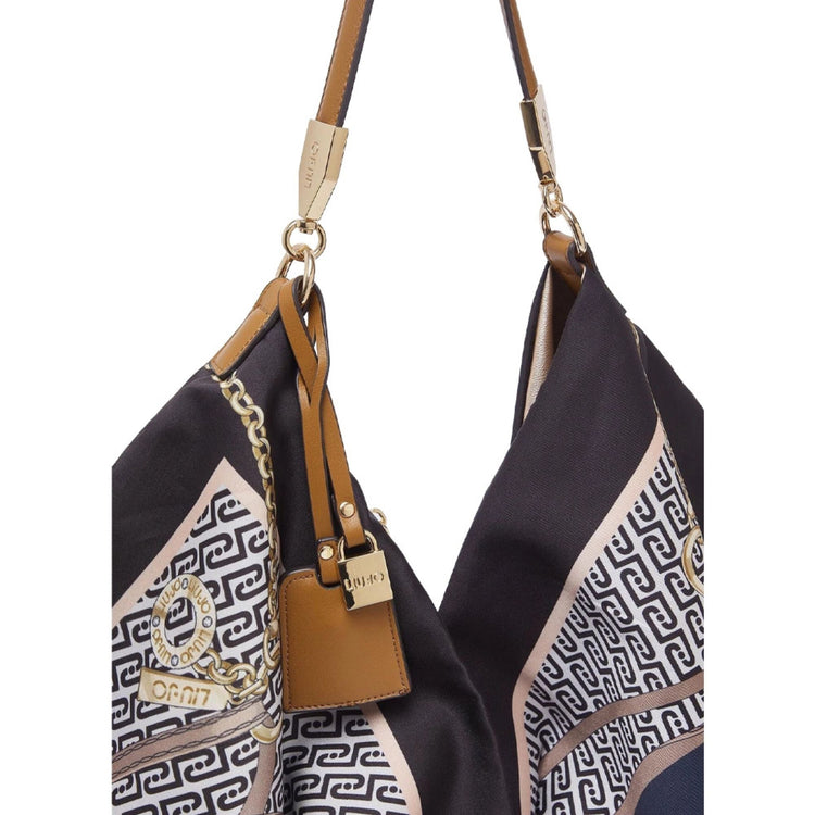 Borsa a Spalla da Donna con fantasia Foulard