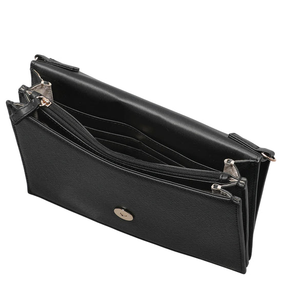 Borsa a tracolla Donna con catena Nero interno