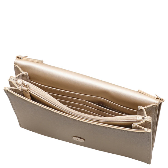 Borsa a tracolla Donna con catena Oro interno