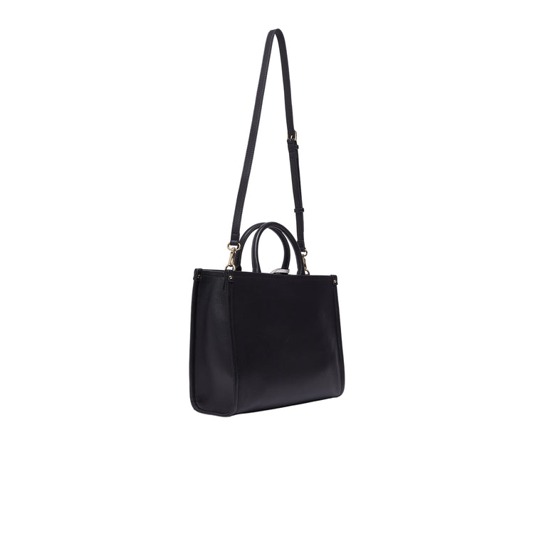 Borsa a mano Donna media con charm Nero retro