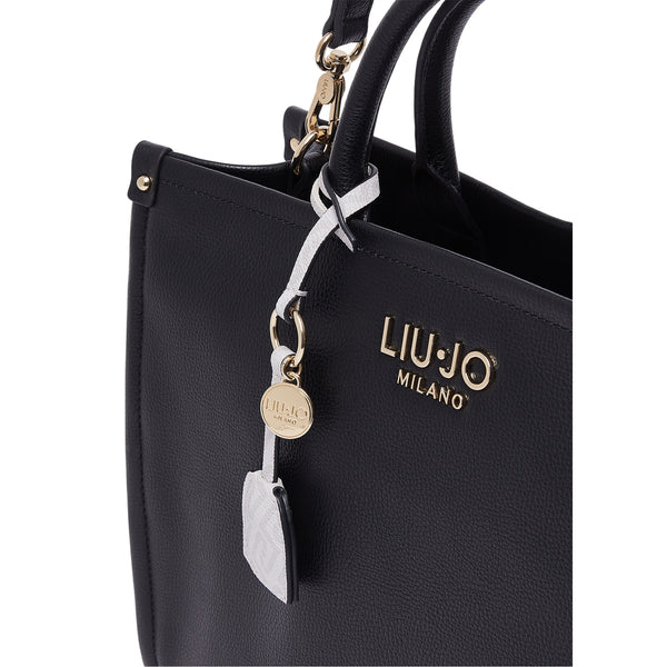 Borsa a mano Donna media con charm Nero dettaglio