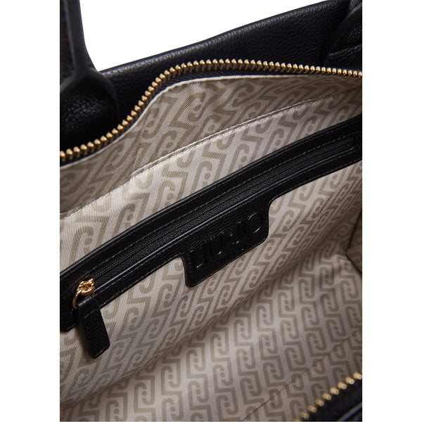 Borsa a mano Donna media con charm Nero interno