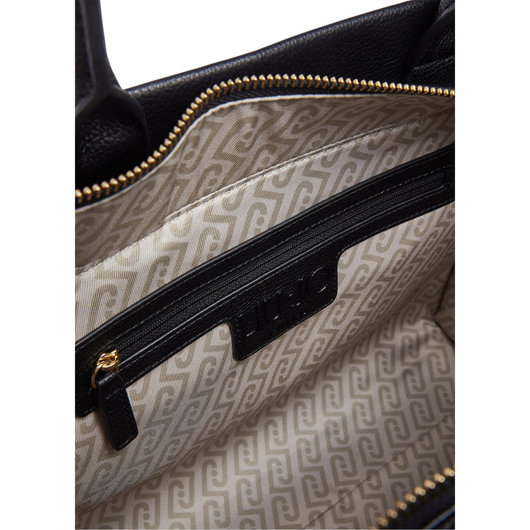 Borsa a mano Donna media con charm Nero interno