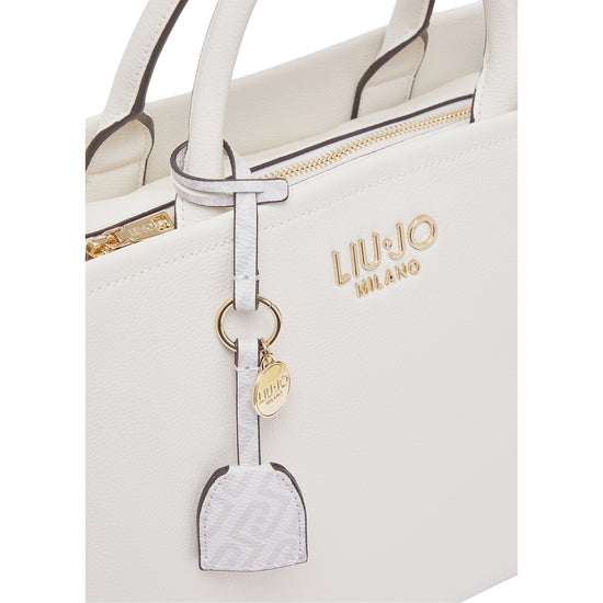 Borsa a mano Donna media con charm dettaglio