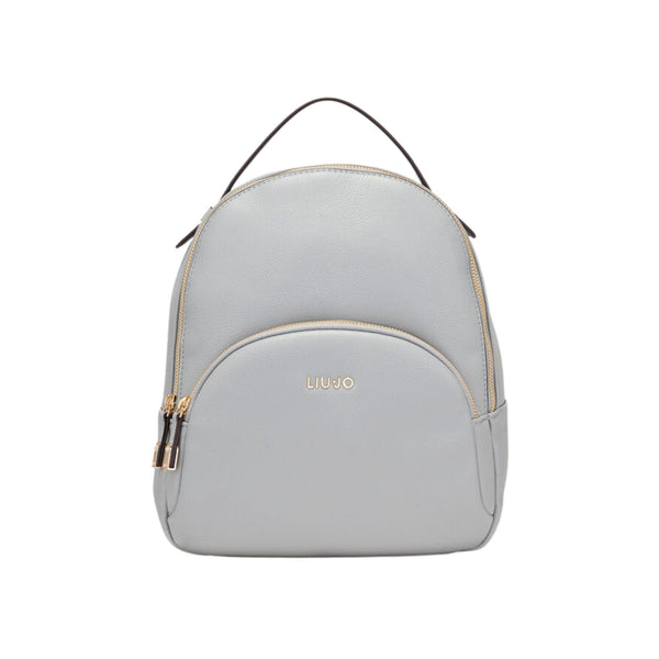 Zaino Donna Grigio, dalla forma stondata, con tasca frontale