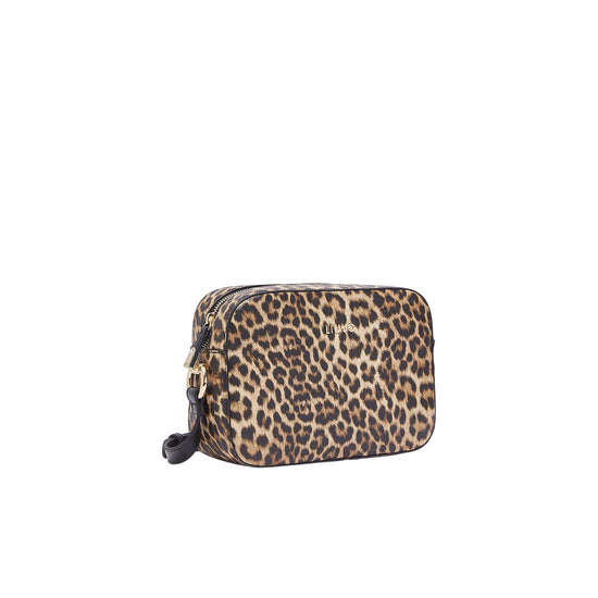 Borsa stampa animalier con tracolla regolabile