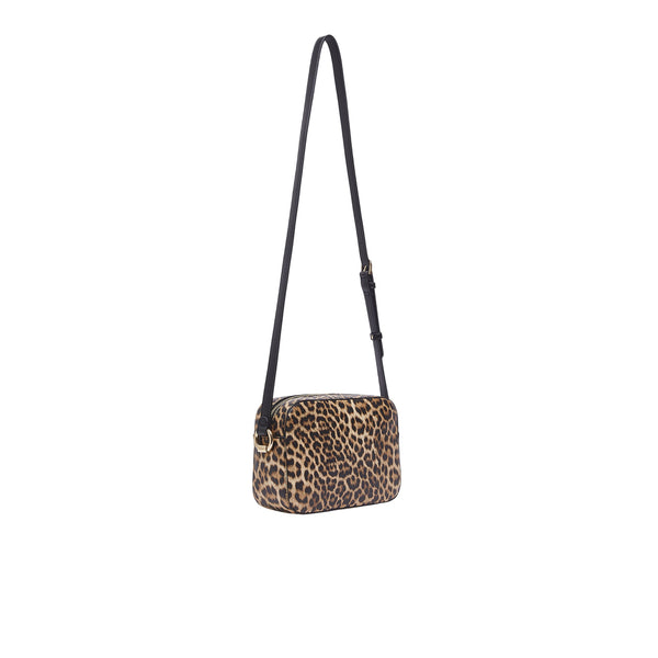 Borsa stampa animalier con tracolla regolabile
