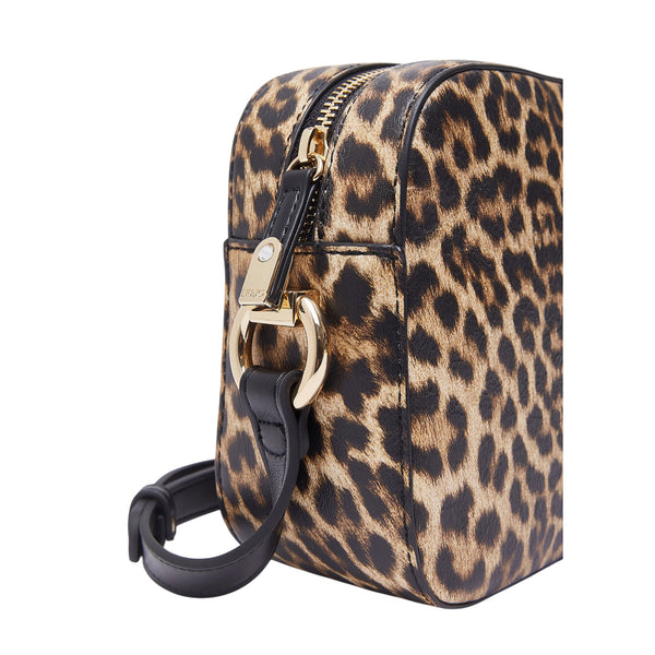 Borsa stampa animalier con tracolla regolabile