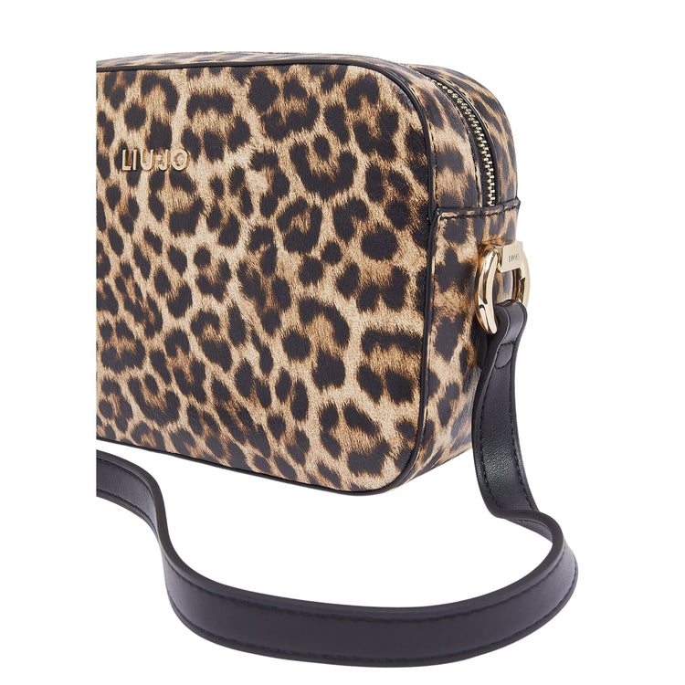Borsa stampa animalier con tracolla regolabile