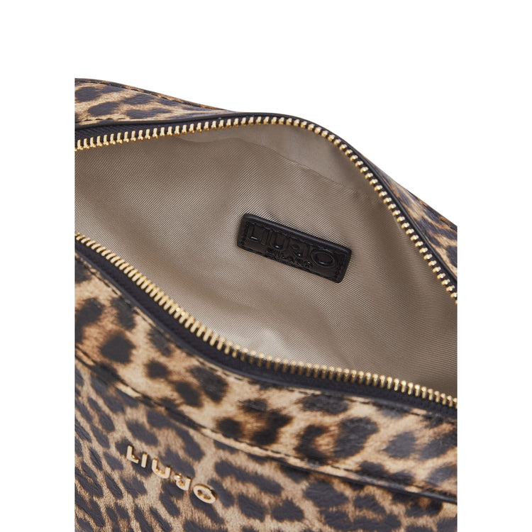 Borsa stampa animalier con tracolla regolabile