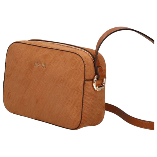 Borsa marrone a tracolla in ecopelle